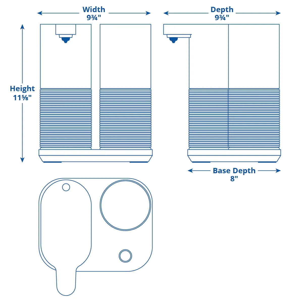 Firstaqua Clean Water Machine - Countertop Water Filter System - AQ-CWM2-B